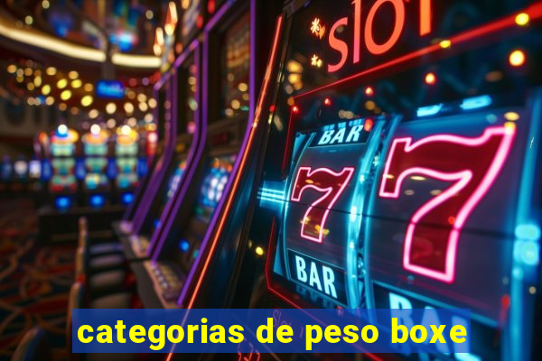 categorias de peso boxe